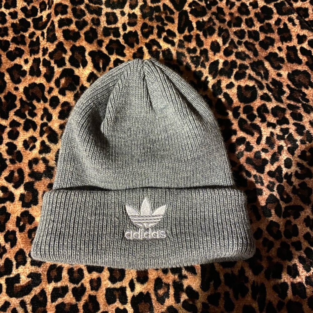 Gray Adidas Beanie